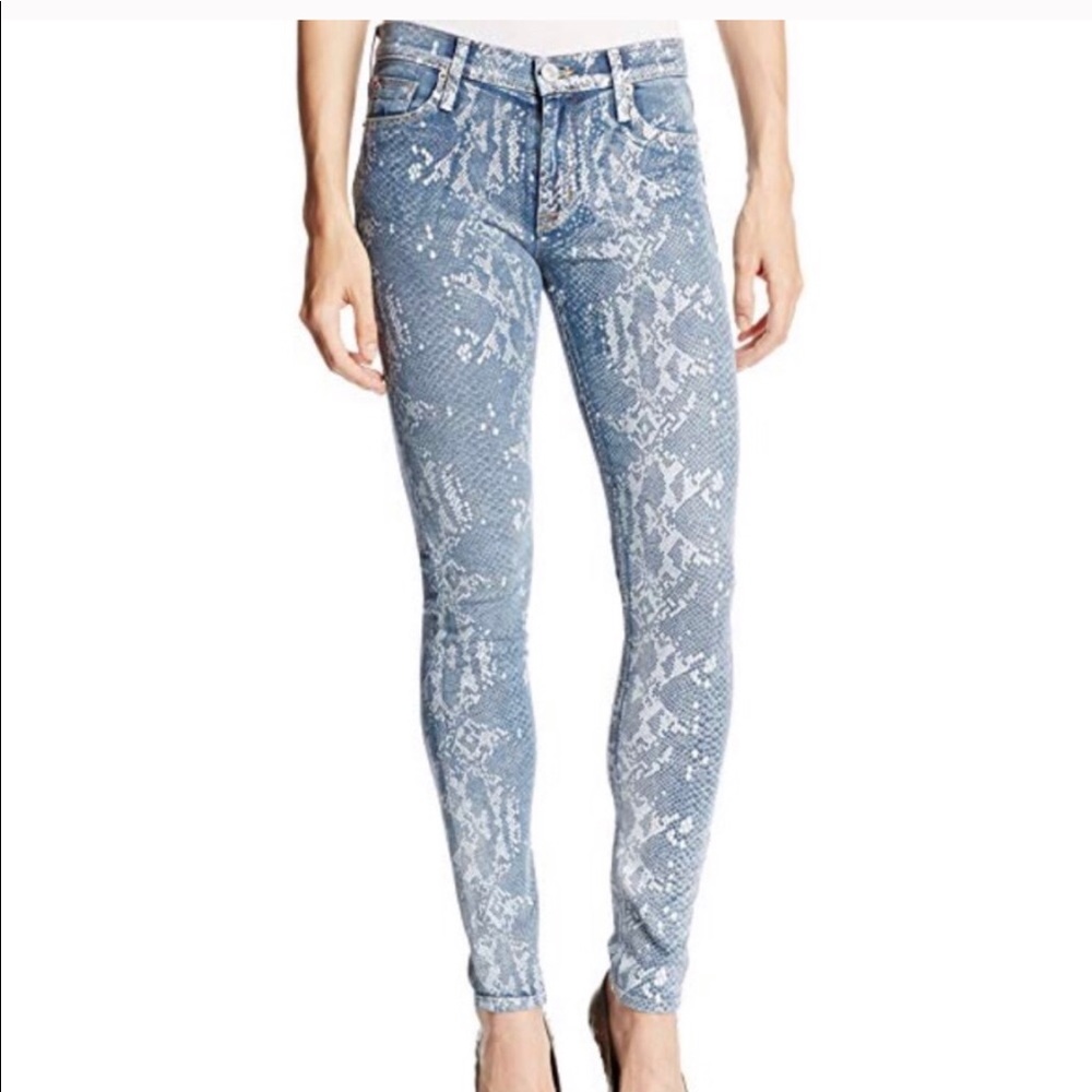 Hudson Nico Midrise Copperhead Skinnies, Size 26